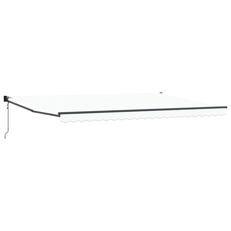 Pavėsinė Balta 500 × 300 cm Poliesteris ir Metalas