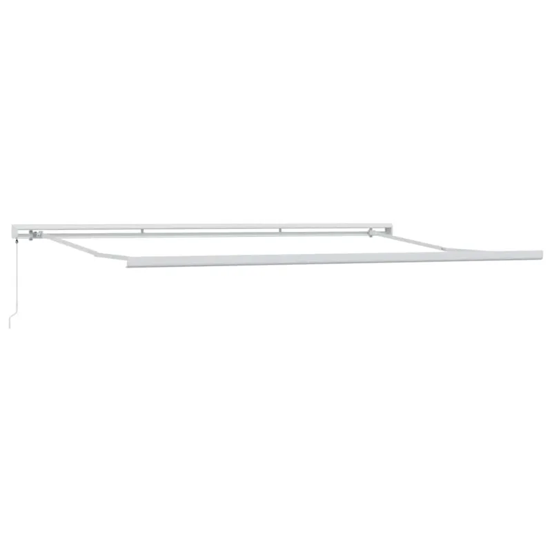 Ištraukiama markizė Balta 500 × 300 cm Audinys ir metalas