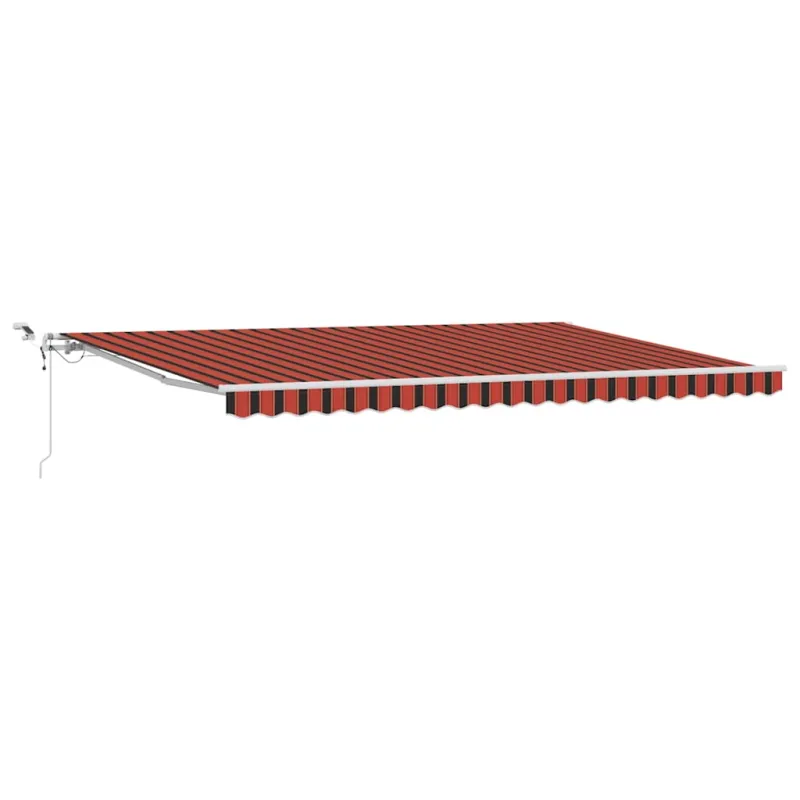 Ištraukiama markizė Oranžinė ir ruda 500 × 350 cm