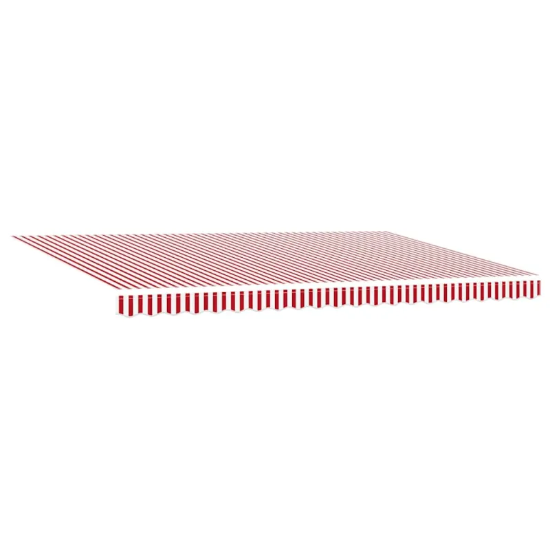 Elektrinė ištraukiama pavėsinė Raudona ir balta 500 × 350 cm