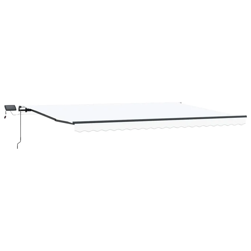Ištraukiama markizė Balta 500 ×350 cm audinys