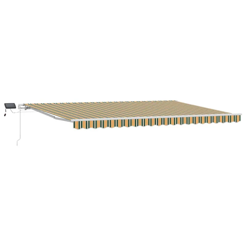 Ištraukiama markizė Žalia ir geltona 500 × 350 cm