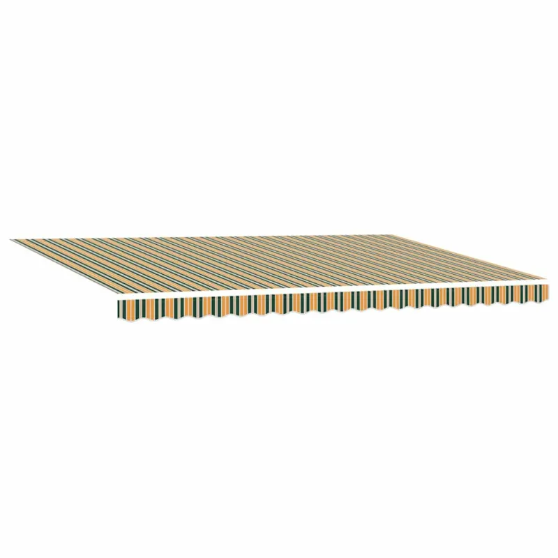 Ištraukiama markizė Žalia ir geltona 500 × 350 cm