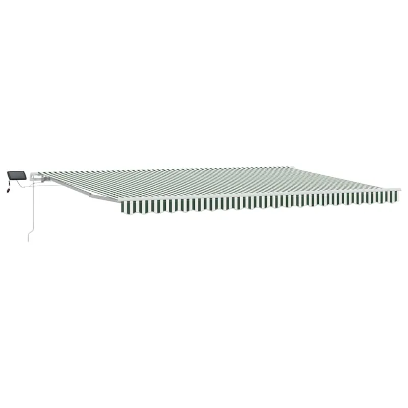 Ištraukiama markizė Žalia ir balta 500 × 350 cm