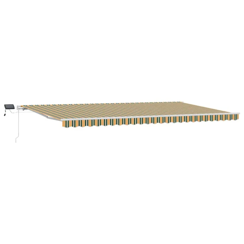 Ištraukiama markizė Žalia ir geltona 600 × 350 cm