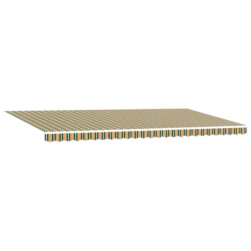 Ištraukiama markizė Žalia ir geltona 600 × 350 cm