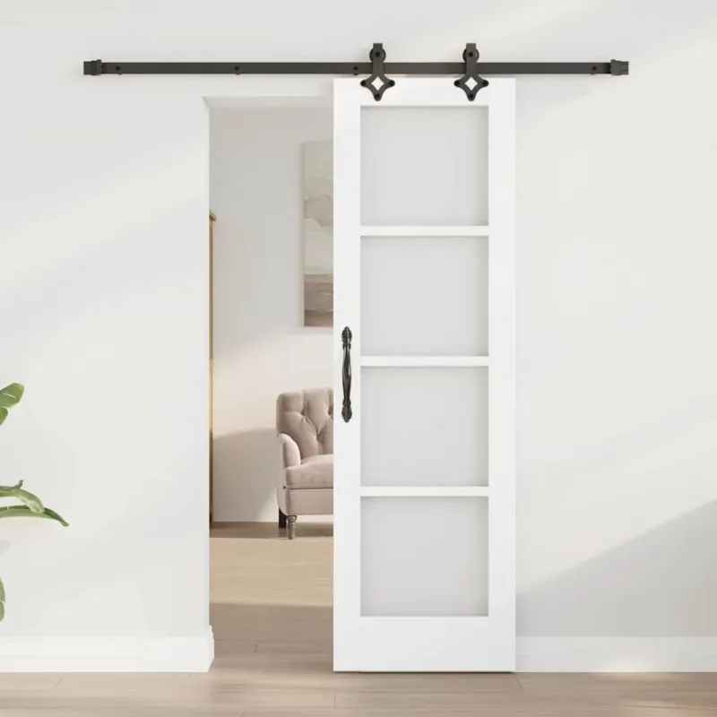 Slankios durys ORKDAL Balta ir juoda 61 x 198,5 cm