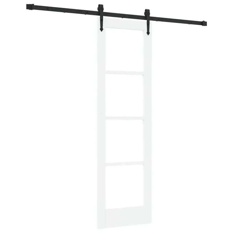 Slankios durys Balta ir juoda 61 x 198,5 cm