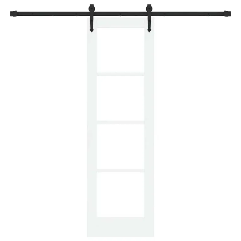 Slankios durys Balta ir juoda 61 x 198,5 cm