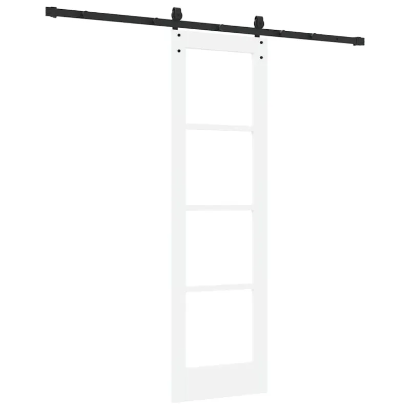 Slankios durys Balta ir juoda 61 x 198,5 cm