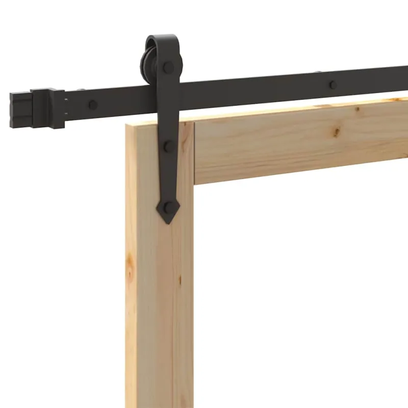Slankios durys Natūrali ir juoda 93 x 211 cm