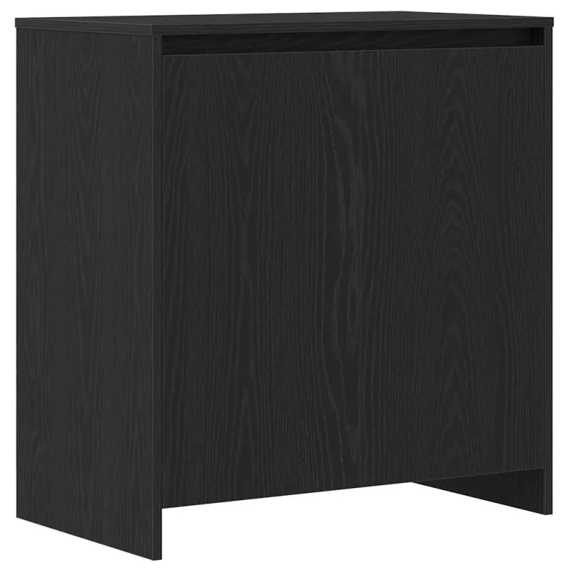 Kabalas su stalčių 2 pcs Juoda 70 x 41 x 75 cm Apdirbta mediena