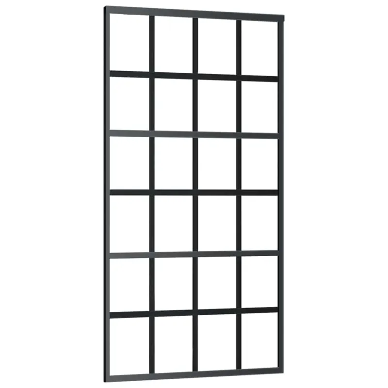 Stumdomos durys su įrangos rinkiniu, 102x205cm, ESG/aliuminis