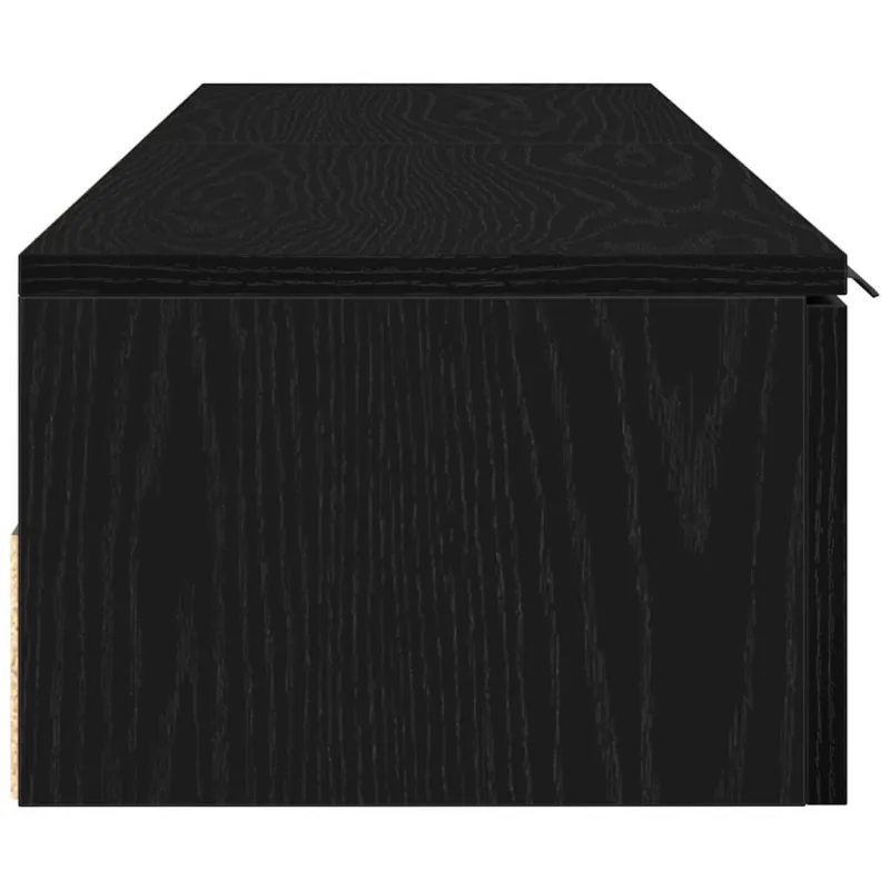 Prikabinama spinta 2 pcs Juodas ąžuolas 68 x 30 x 20 cm