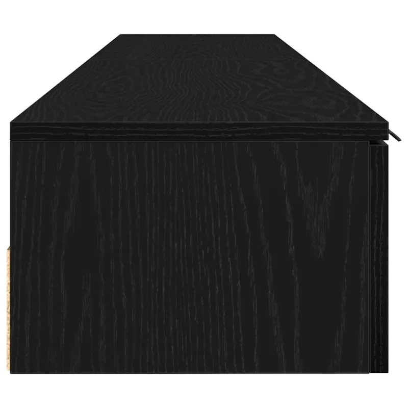 Prikabinama spinta 2 pcs Juodas ąžuolas 102 x 30 x 20 cm