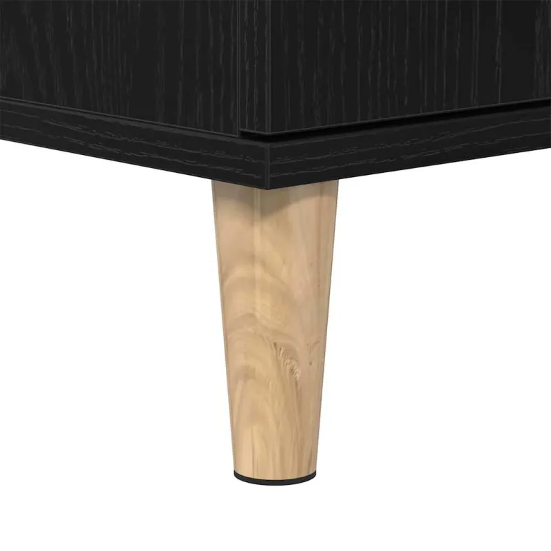 Vonios baldų rinkinys su saugykla 3 pcs Juodas ąžuolas