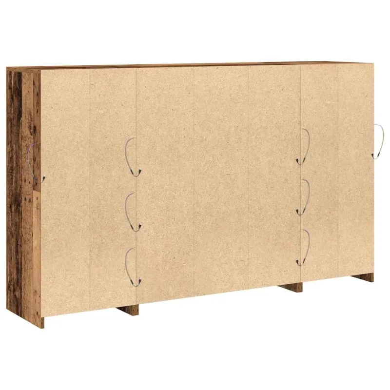 LED Bufetas Senas medis 163 x 37 x 100 cm Apdirbta mediena