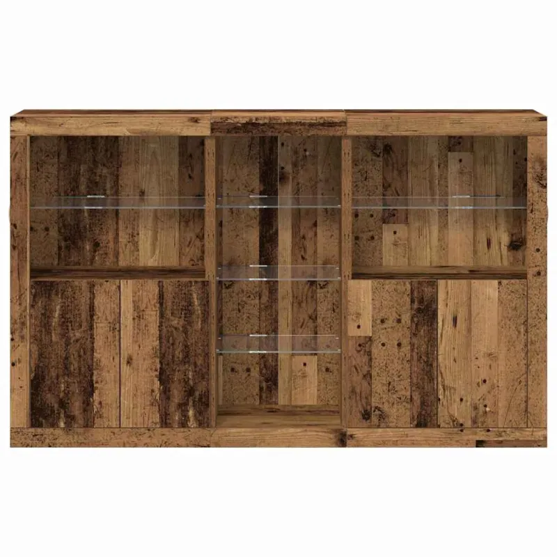 LED Bufetas Senas medis 162 x 37 x 100 cm Apdirbta mediena