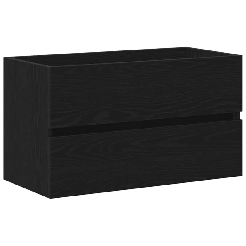 Vonios kriauklės spinta Juodas ąžuolas 80 x 39 x 62 cm