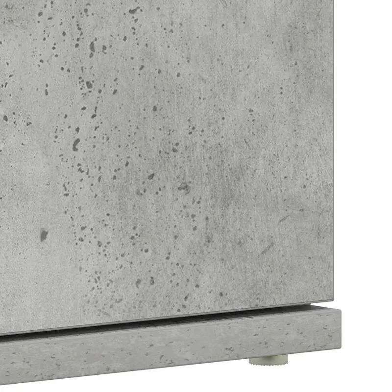 Batu skrynia Betono pilka 80 x 39 x 178 cm Apdirbta mediena