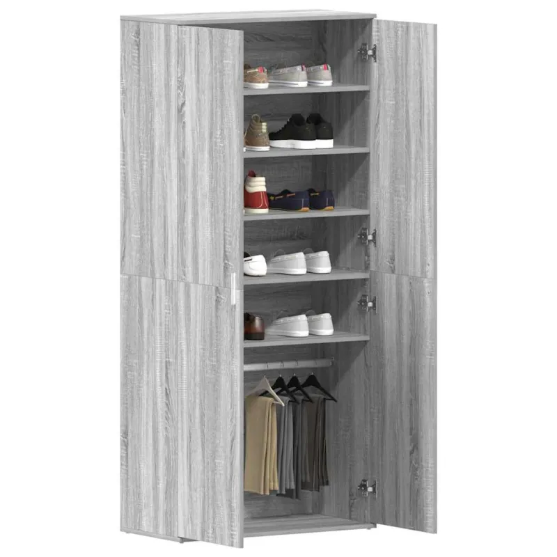 Batu skrynia Pilkas Sonoma 80 x 39 x 178 cm Apdirbta mediena