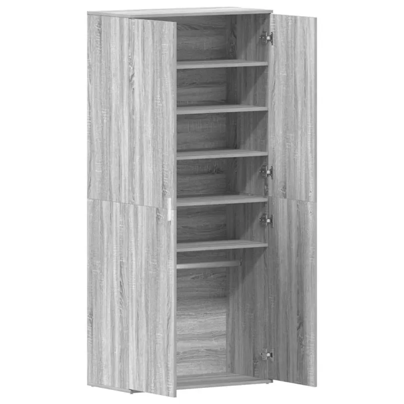 Batu skrynia Pilkas Sonoma 80 x 39 x 178 cm Apdirbta mediena
