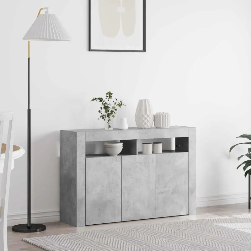 Kabalas Betono pilka 116 x 30 x 75 cm Apdirbta mediena