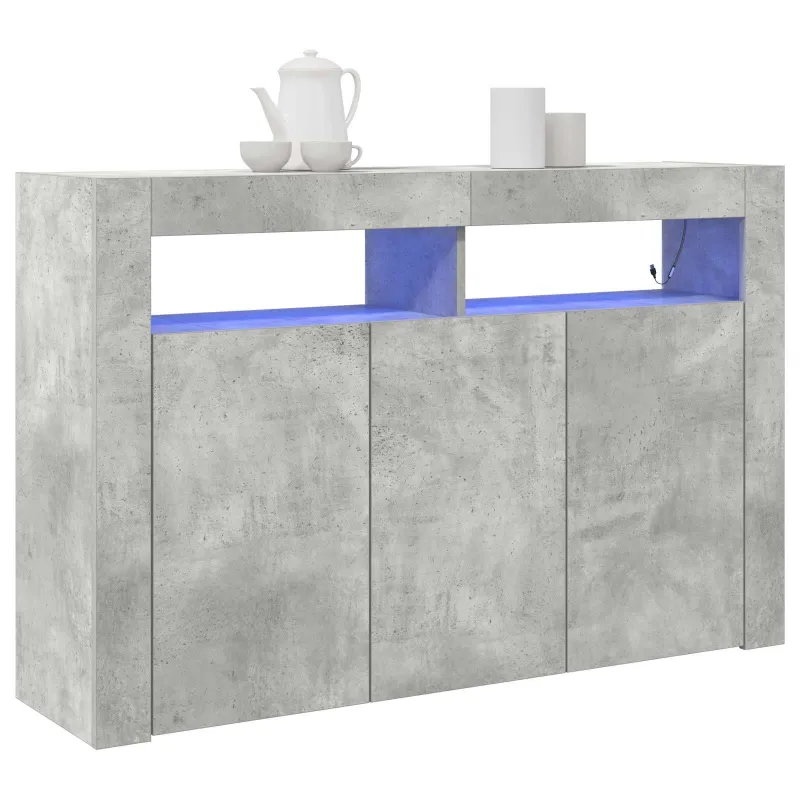 Kabalas Betono pilka 116 x 30 x 75 cm Apdirbta mediena