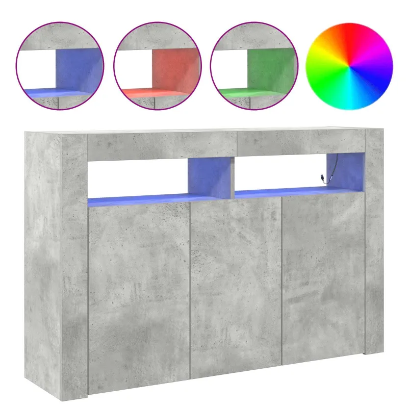 Kabalas Betono pilka 116 x 30 x 75 cm Apdirbta mediena