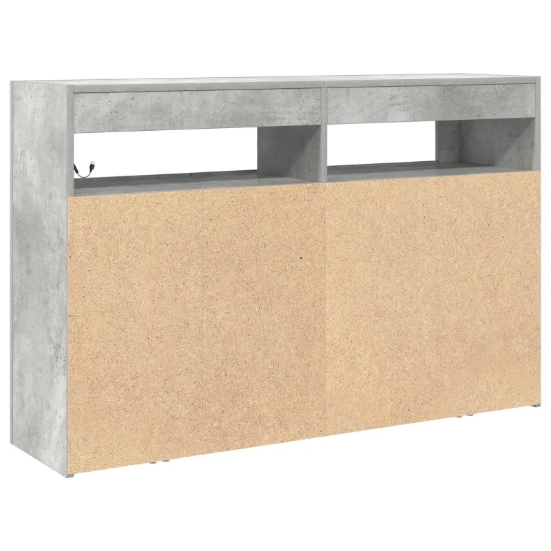 Kabalas Betono pilka 116 x 30 x 75 cm Apdirbta mediena
