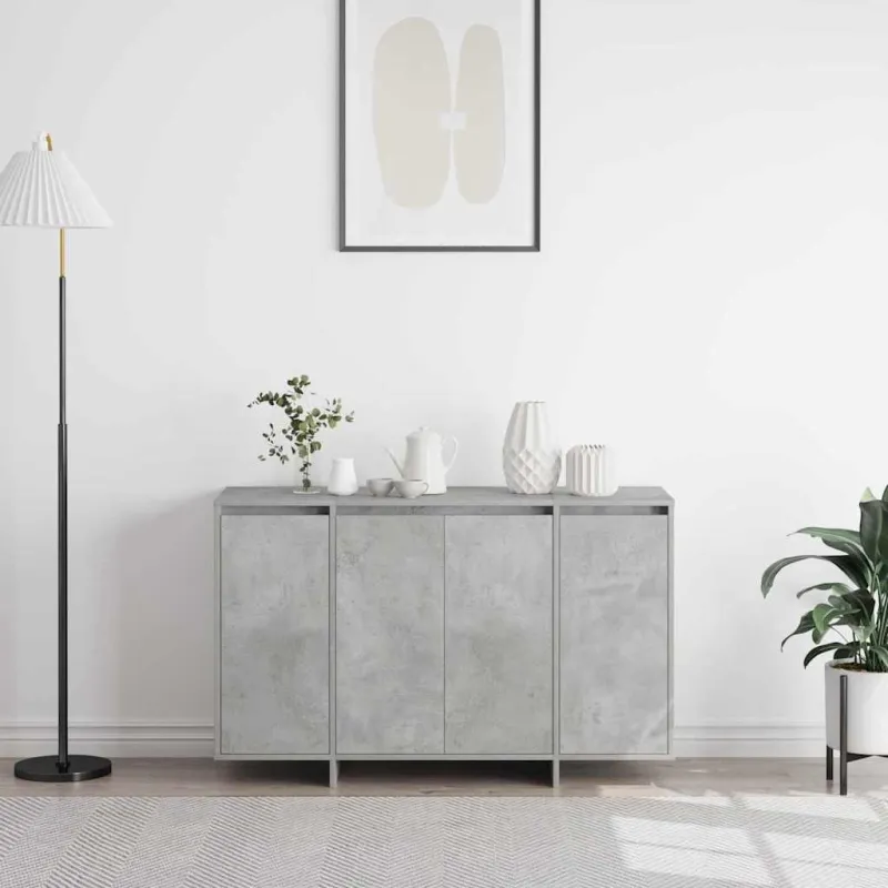Kabalas Betono pilka 120 x 41 x 75 cm Apdirbta mediena
