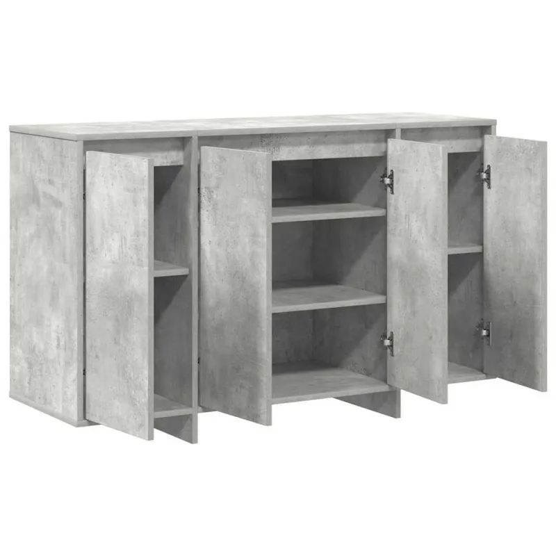 Kabalas Betono pilka 120 x 41 x 75 cm Apdirbta mediena