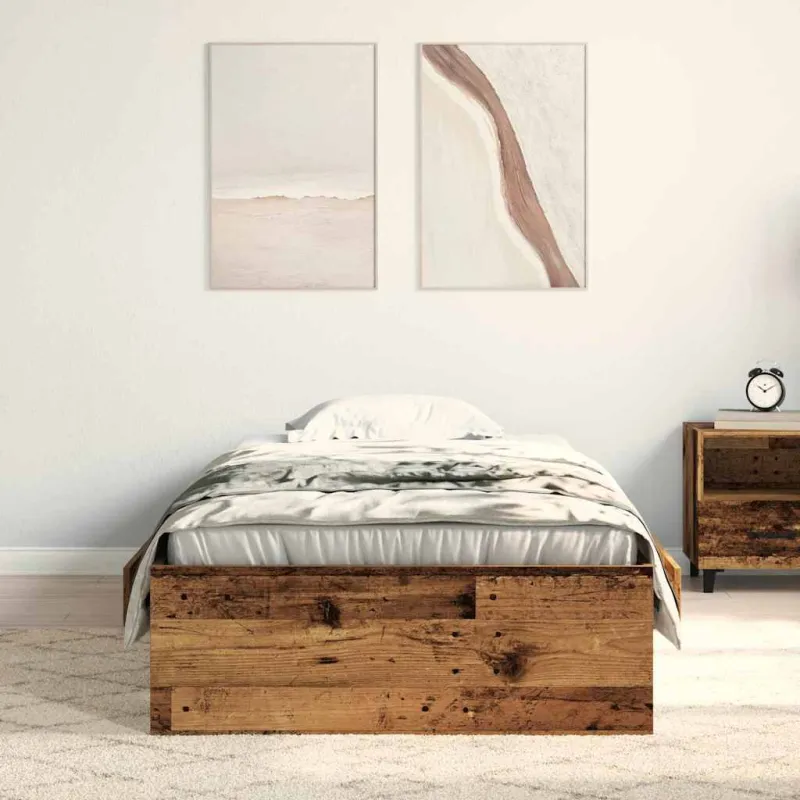 Lovos rėmas Senovinis medis 90 x 200 cm Apdirbta mediena