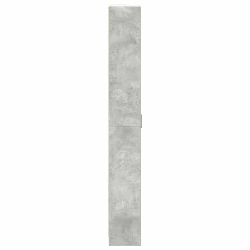 Spinta Betono pilka 55 x 25 x 189 cm Apdirbta mediena