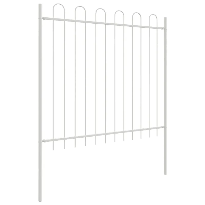 Sodo tvora 2 pcs Balta 3,4 x 1,5 m Miltelinis plienas