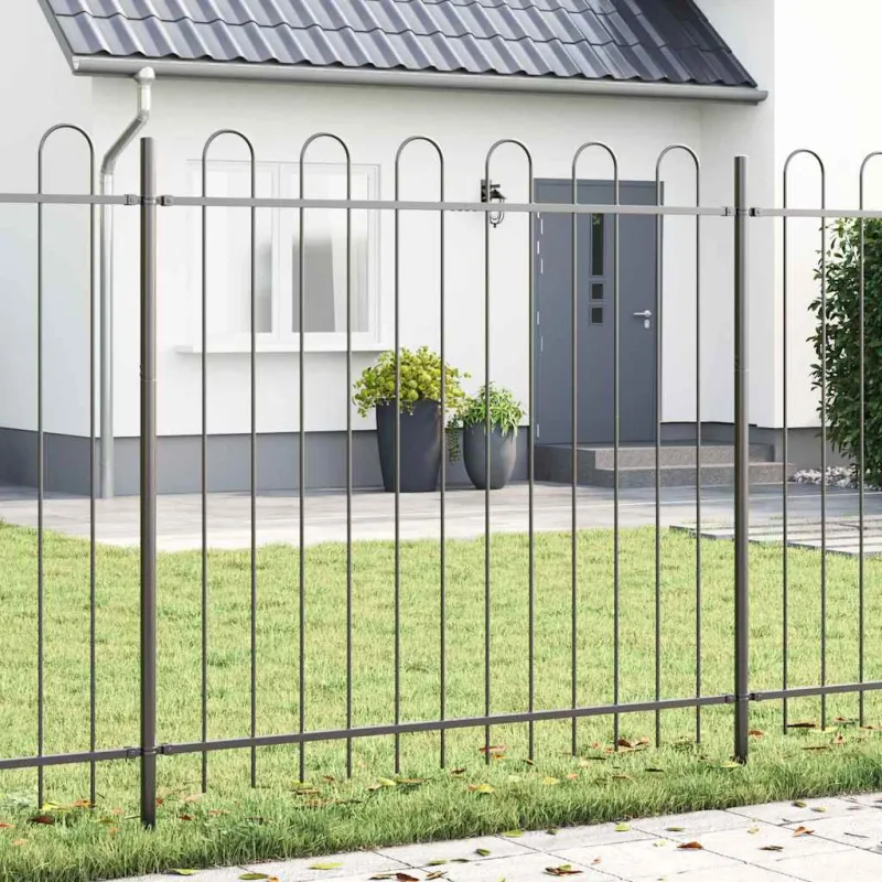 Sodo tvora 3 pcs Pilka 5,1 x 1,5 m Miltelinis plienas