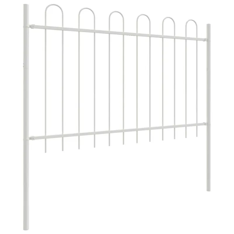 Sodo tvora 3 pcs Balta 5,1 x 1 m Miltelinis plienas