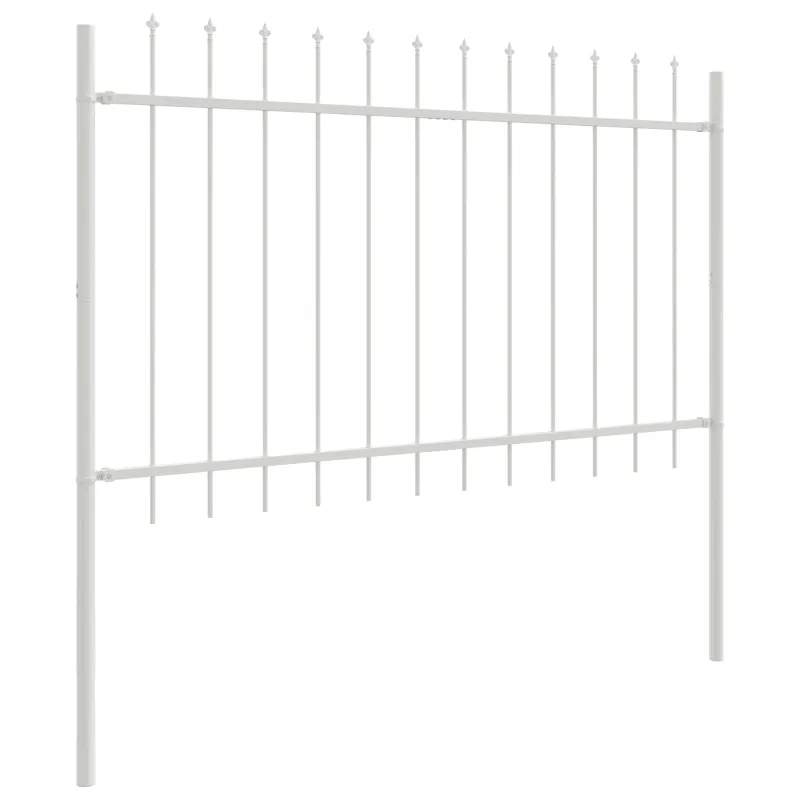 Sodo tvora 5 pcs Balta 8,5 x 0,8 m Miltelinis plienas