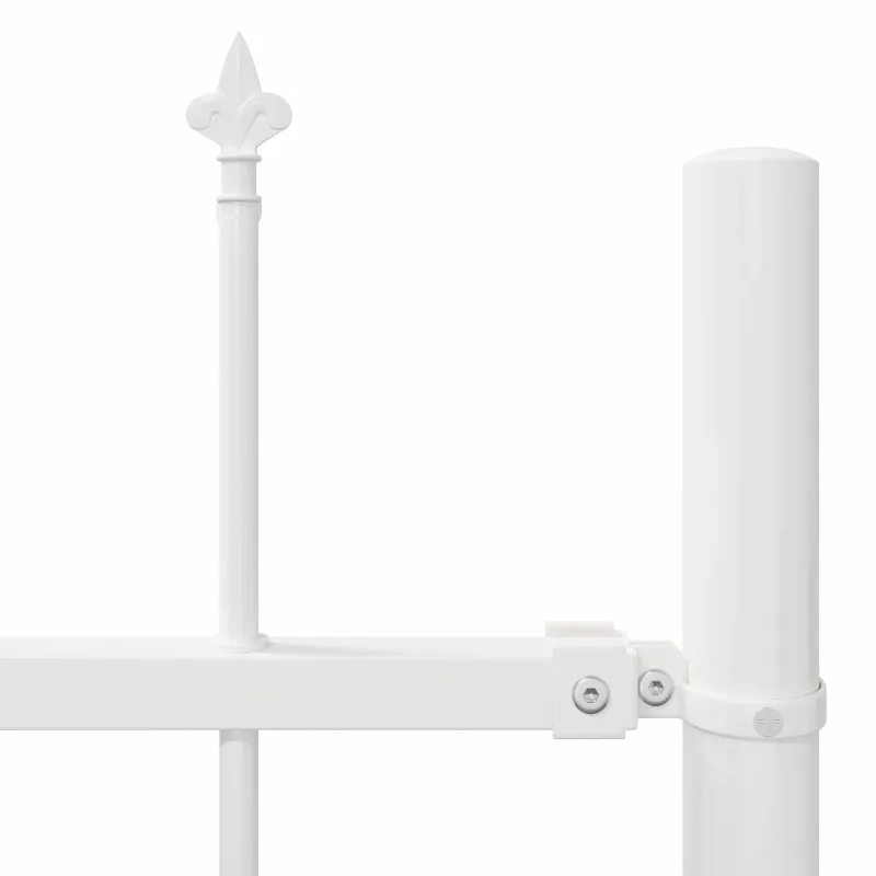 Sodo tvora 5 pcs Balta 8,5 x 0,8 m Miltelinis plienas