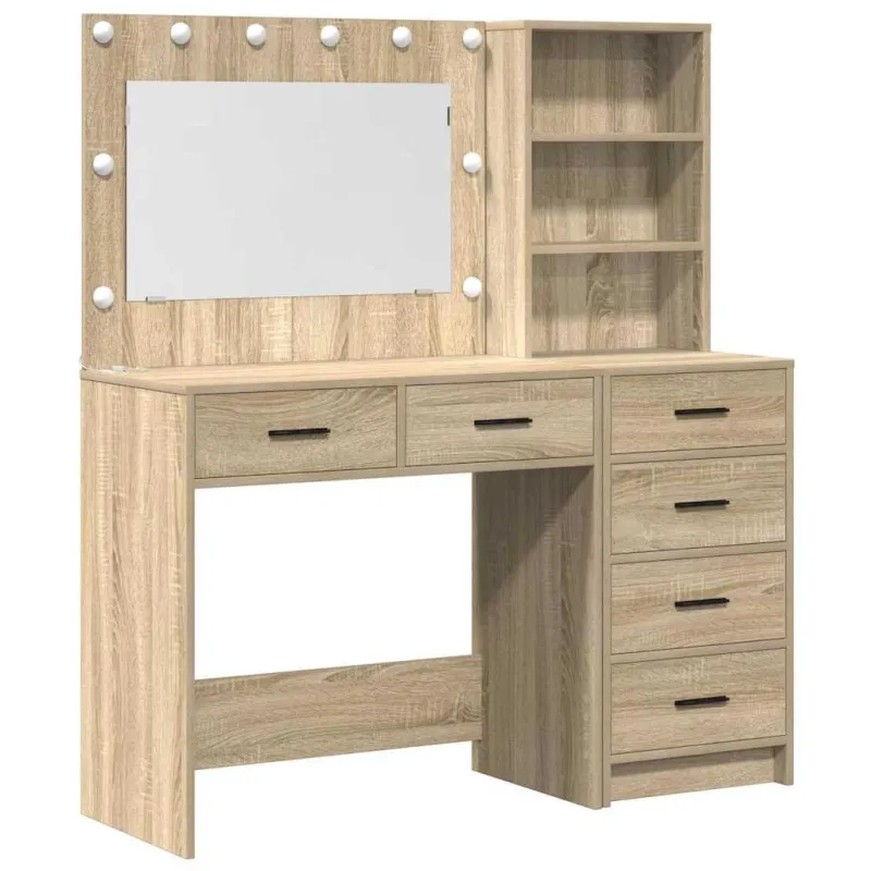 Makiažo stalas Ruda 78.5 x 41 x 135 cm Apdirbta mediena