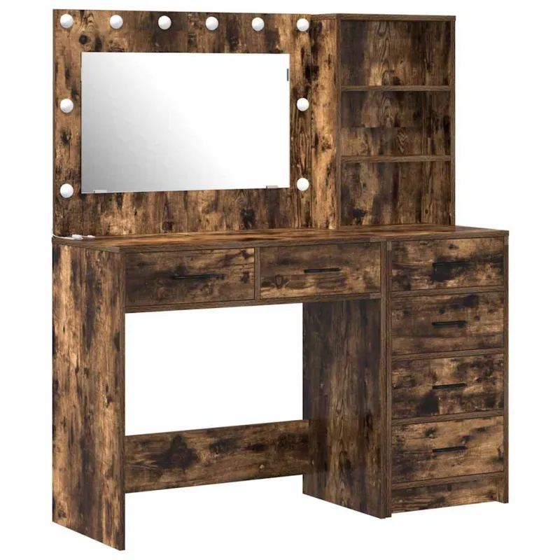 Makiažo stalas Ruda 78.5 x 41 x 135 cm Apdirbta mediena