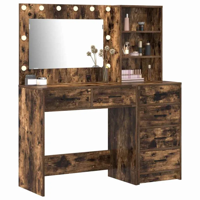 Makiažo stalas Ruda 78.5 x 41 x 135 cm Apdirbta mediena