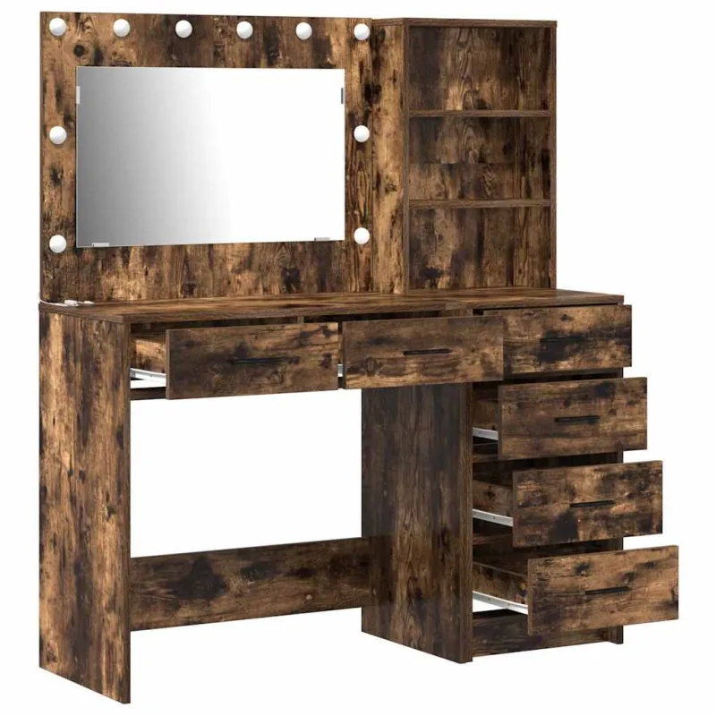 Makiažo stalas Ruda 78.5 x 41 x 135 cm Apdirbta mediena