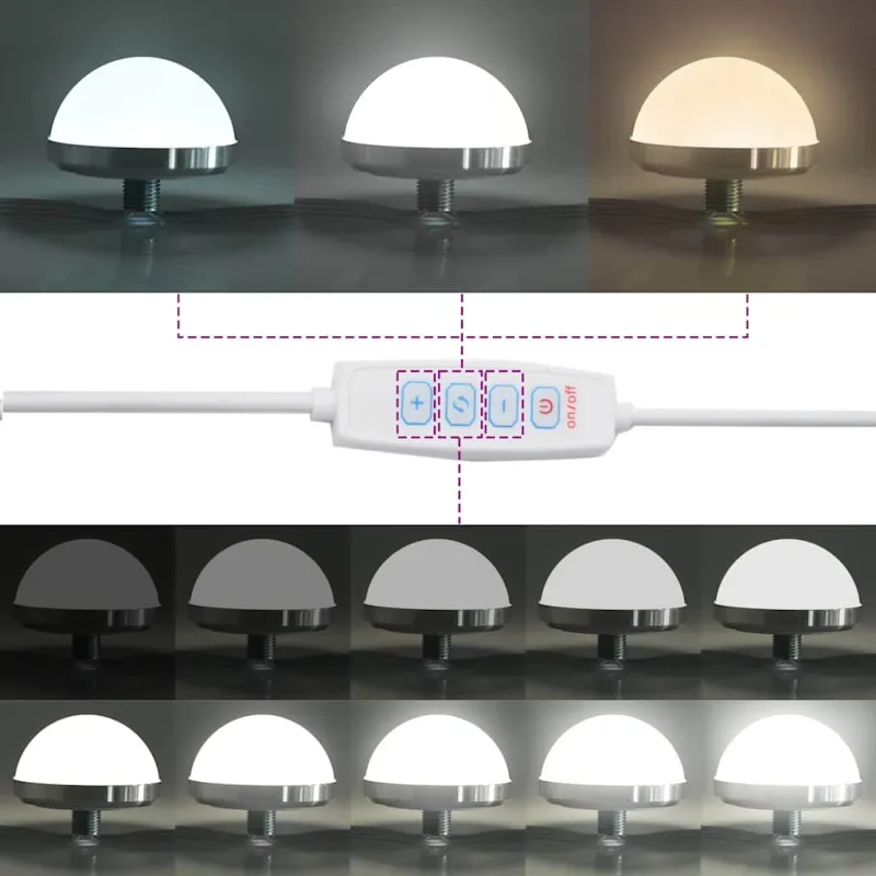 Makiažo stalas su stalčių Šviesiai pilka 78.5 x 41 x 135 cm