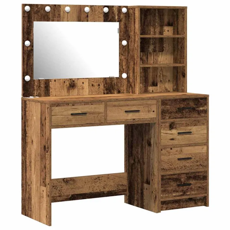 Makiažo stalas Ruda 78.5 x 41 x 135 cm Apdirbta mediena