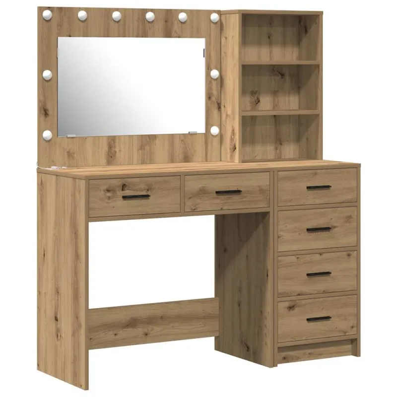 Makiažo stalas Ruda 78.5 x 41 x 135 cm Apdirbta mediena