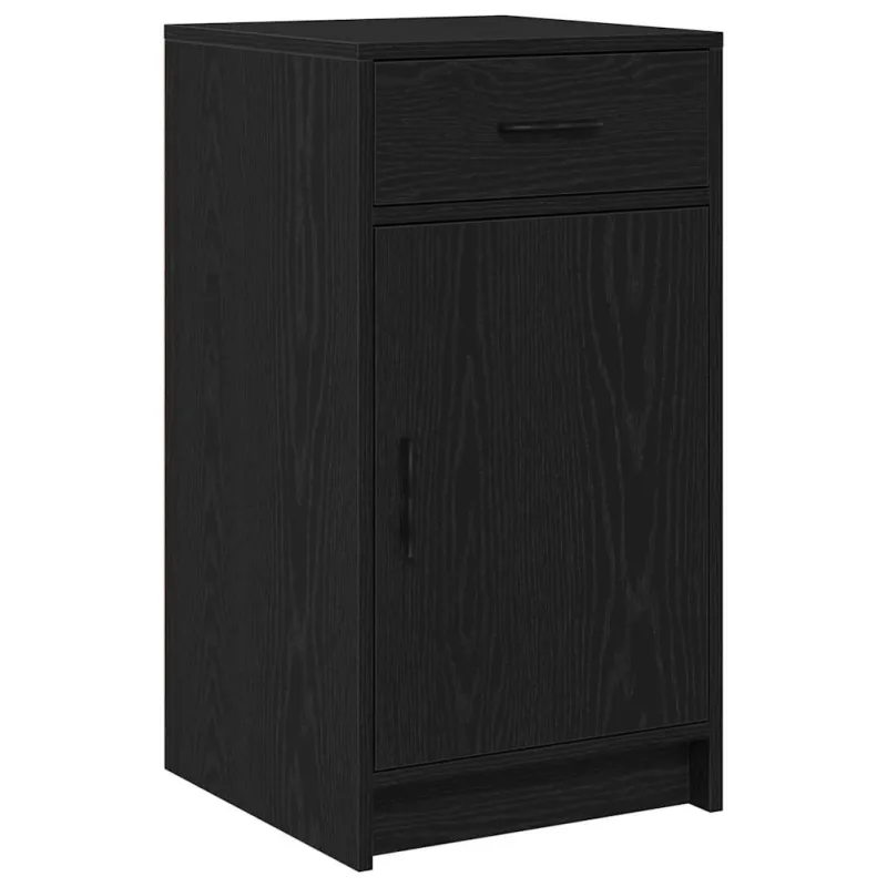 Makiažo stalas 2 pcs Juoda 50 x 41 x 135 cm Apdirbta mediena