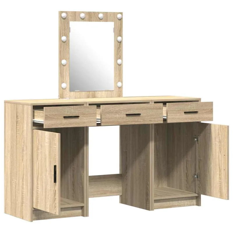 Makiažo stalas Ruda 50 x 41 x 135 cm Apdirbta mediena