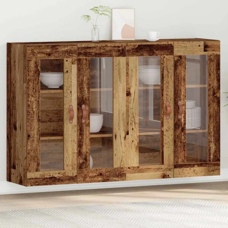 Sieniniai baldai 2 pcs Senovinis medis 69,5 x 34 x 90 cm