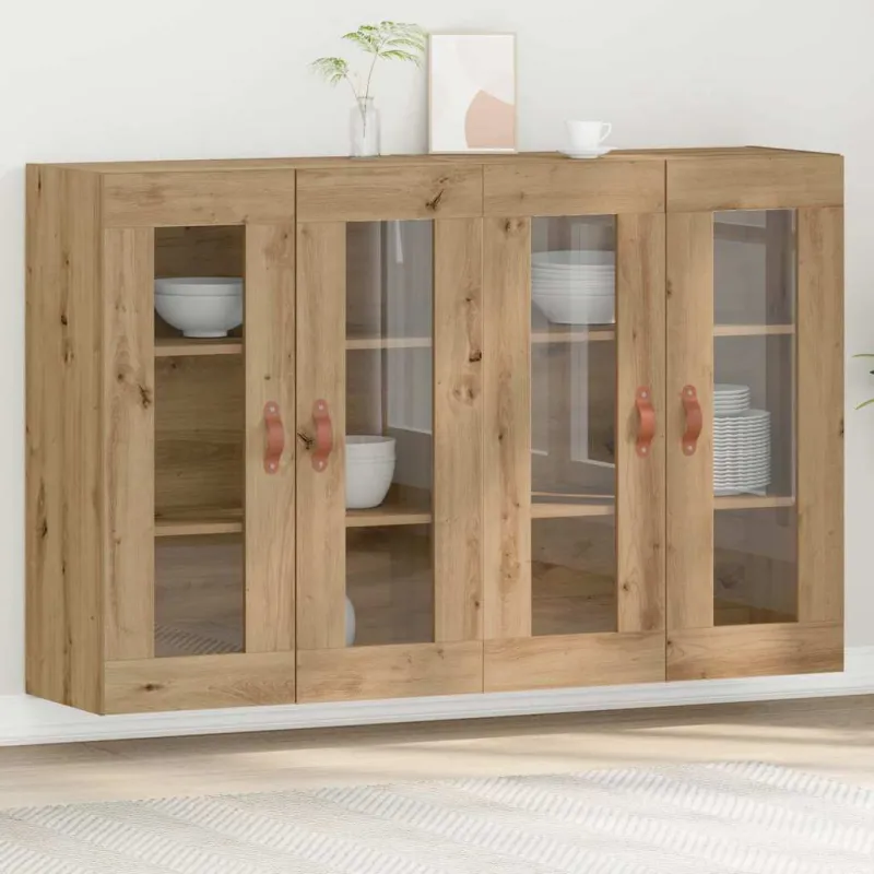 Sieniniai baldai 2 pcs Amatininkų ąžuolas 69,5 x 34 x 90 cm